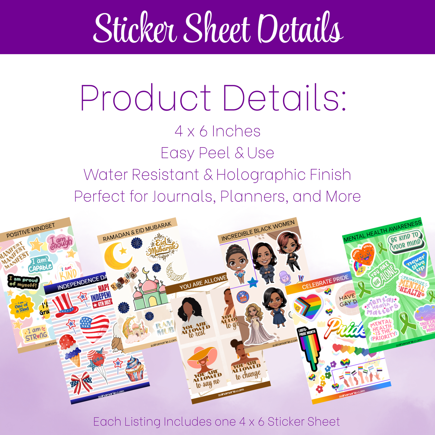 Sticker Sheet | Self Care