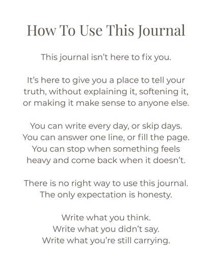 Divorce, Unfiltered: A 30-Day Guided Journal