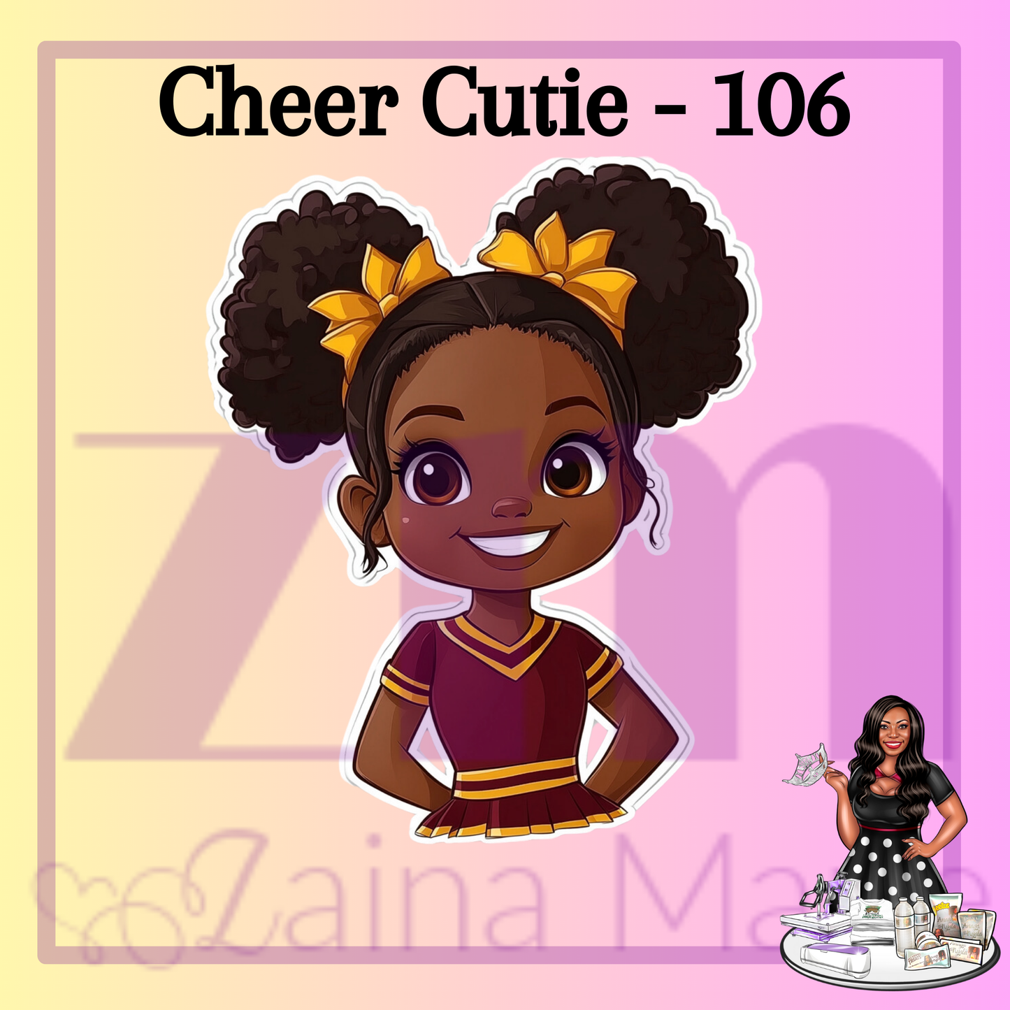 Sticker - Cheer Cutie 106