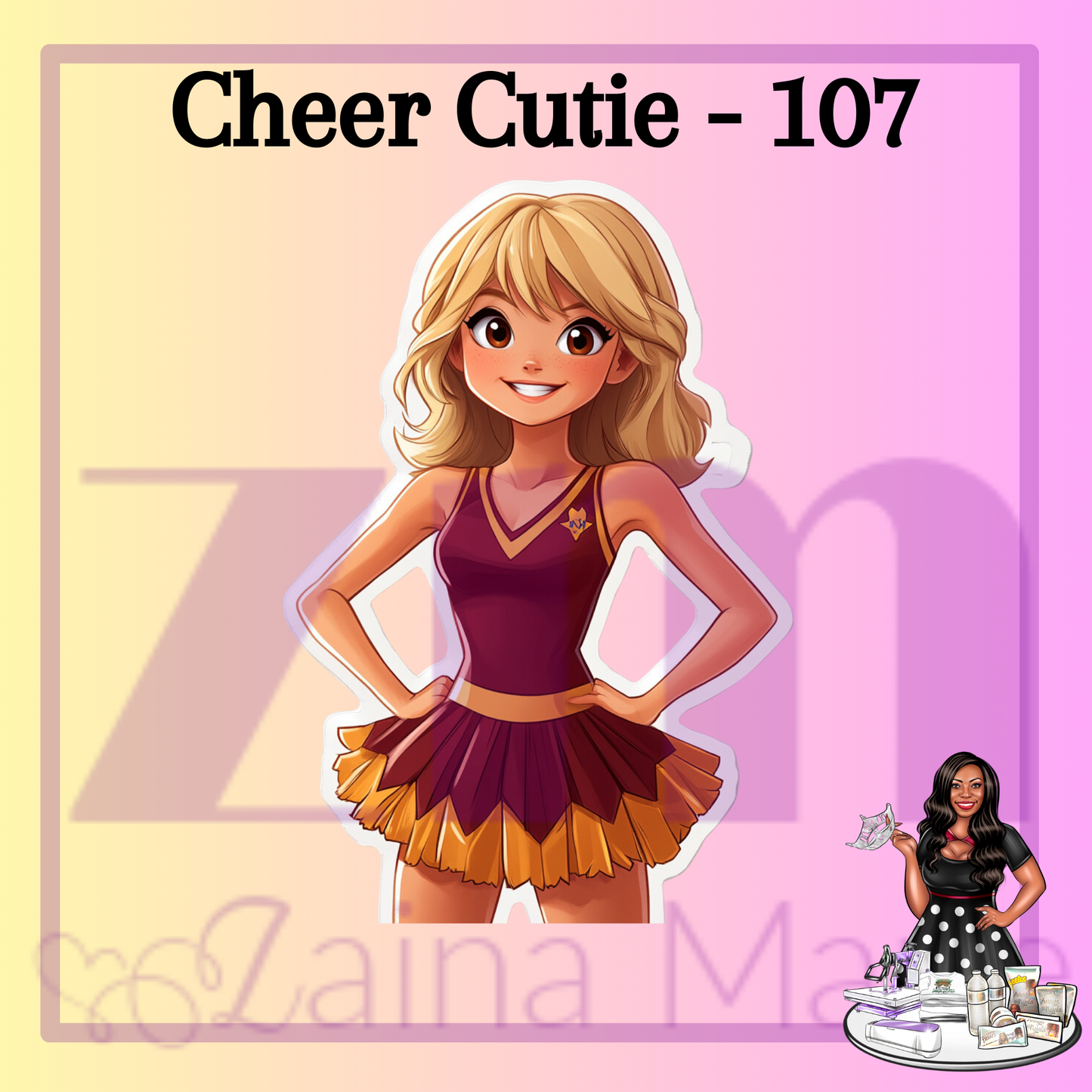 Sticker - Cheer Cutie 107