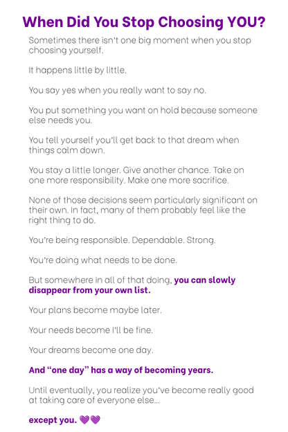 Choose YOU eBook: Because YOU Matter Too