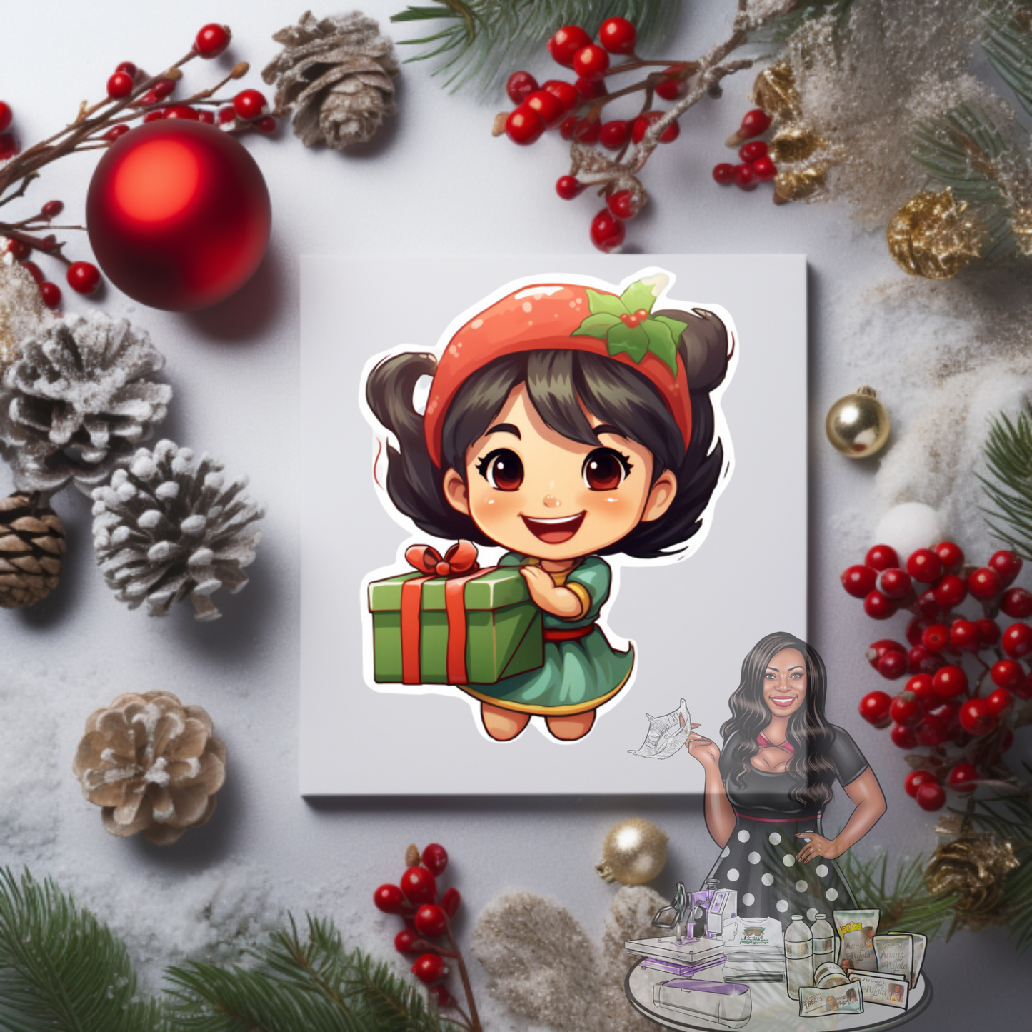 Sticker - Christmas Cutie 22