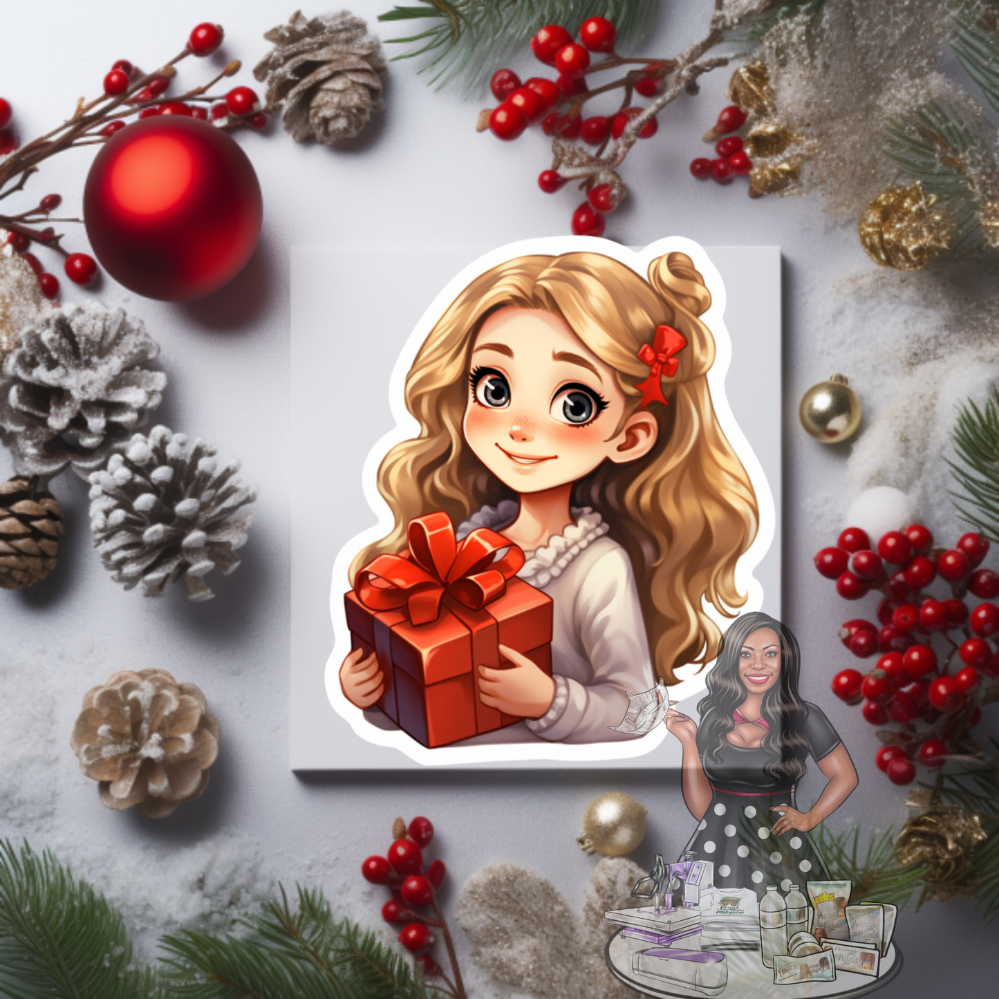 Sticker - Christmas Cutie 25