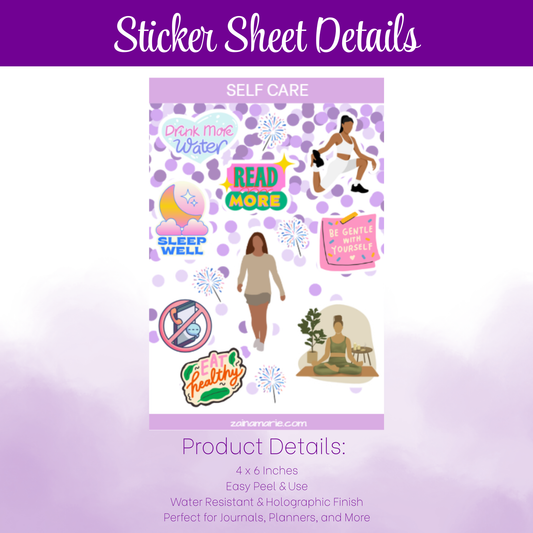 Sticker Sheet | Self Care