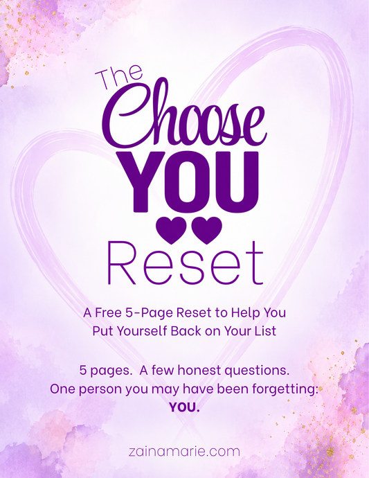 The Choose YOU Reset